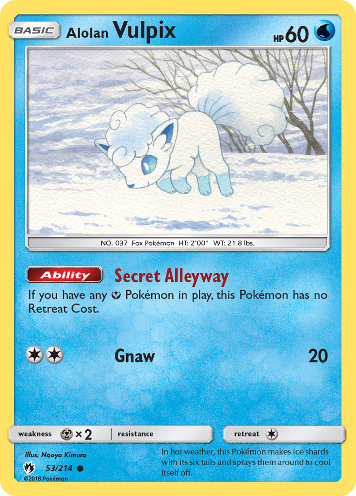 Alolan Vulpix - 53/214 - Common