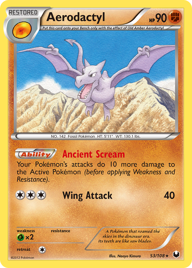 Aerodactyl - 53/108 - Rare