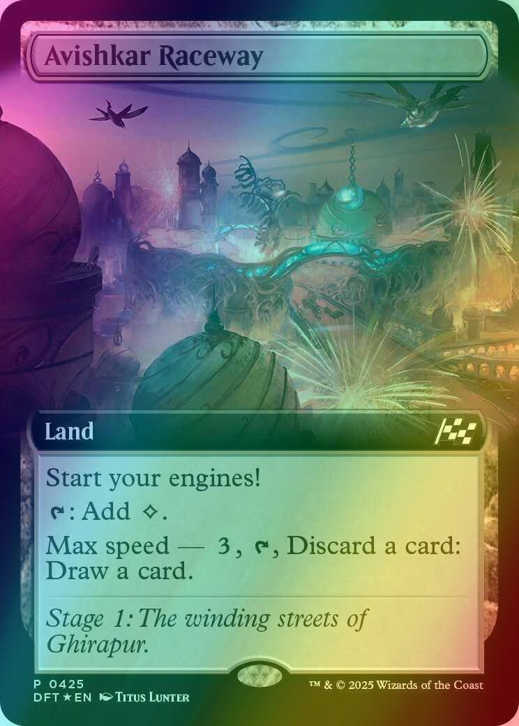 Avishkar Raceway [425] [Extended Art] [Bundle] [Aetherdrift] [Foil]