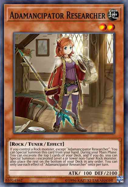 Adamancipator Researcher - SESL-EN002 - Secret Rare - 1st Edition
