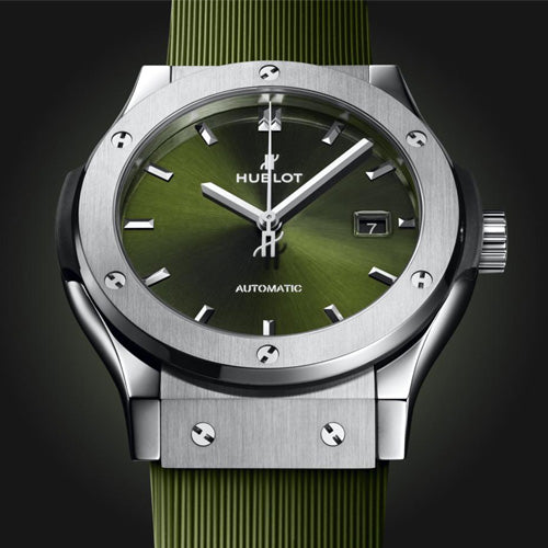 Hublot Classic Fusion Green Dial Men 42mm 542.NX.8970.RX