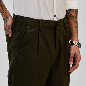 Olive Slim Fit Trousers