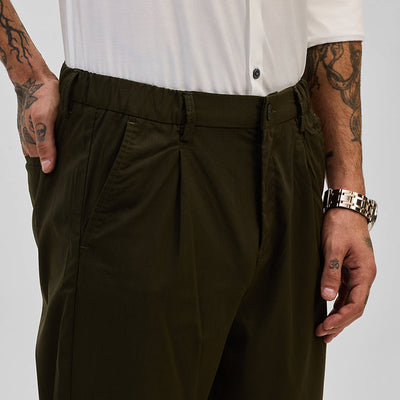 Olive Slim Fit Trousers