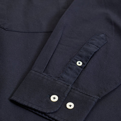 Black Button Down Regular Fit Shirt