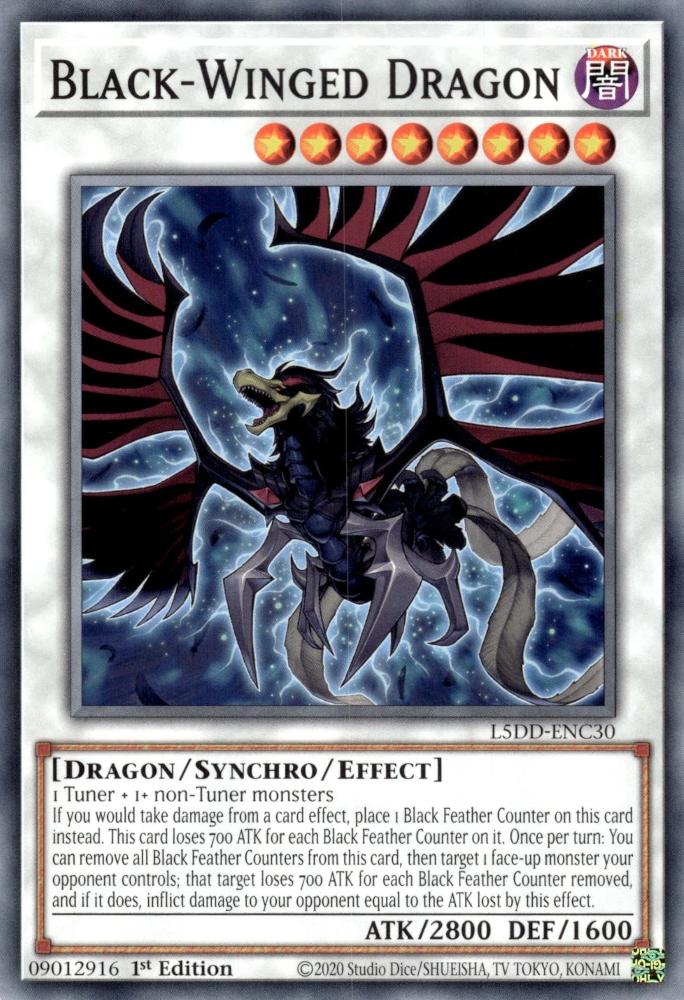 Black-Winged Dragon - L5DD-ENC30 - Common - 1st Edition
