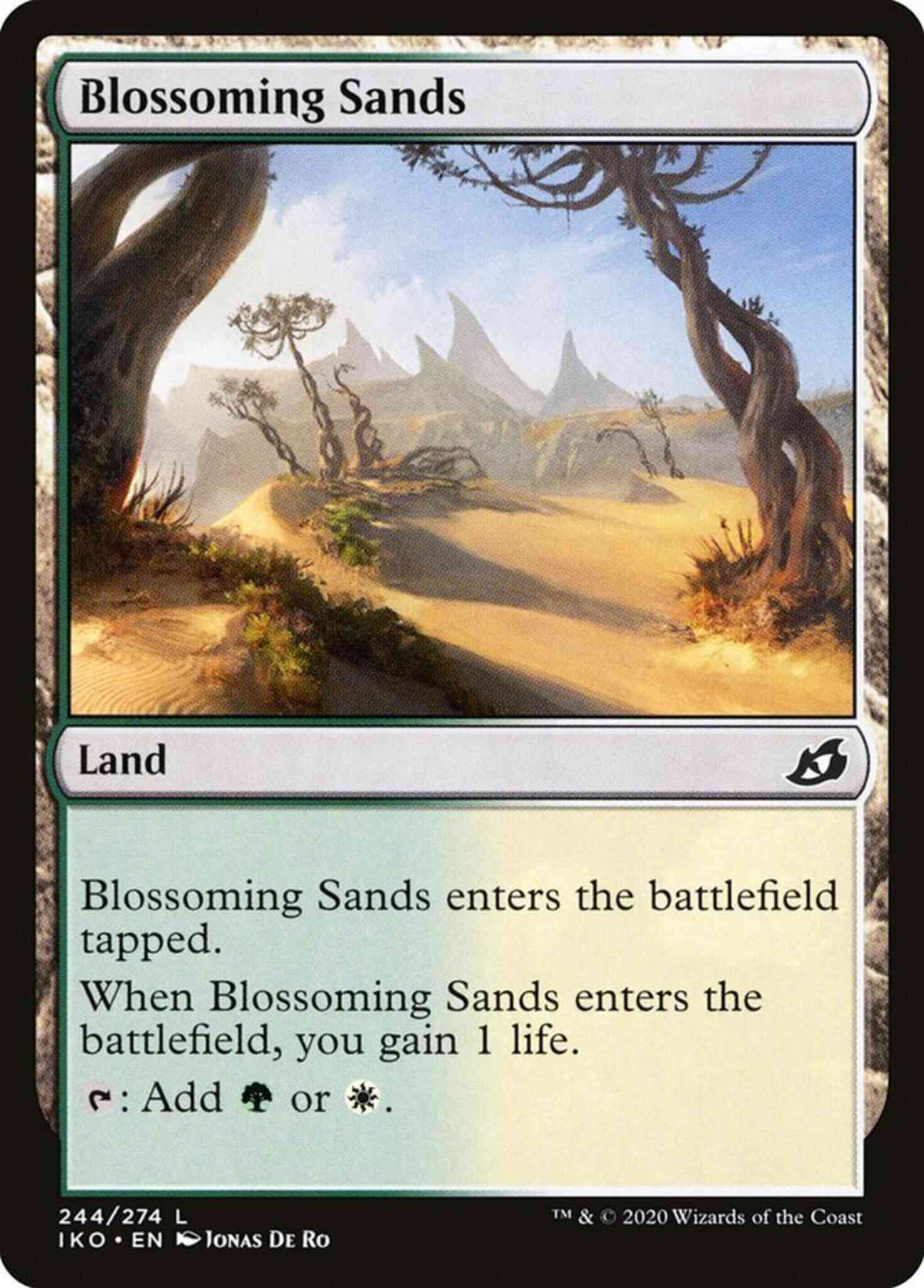 Blossoming Sands [244] [Ikoria: Lair of Behemoths] [Non-Foil]