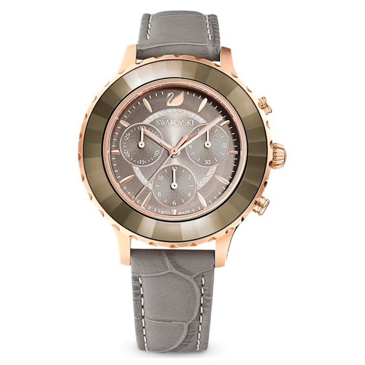 Swarovski Octea Lux Chrono Grey Dial Women 39.5mm