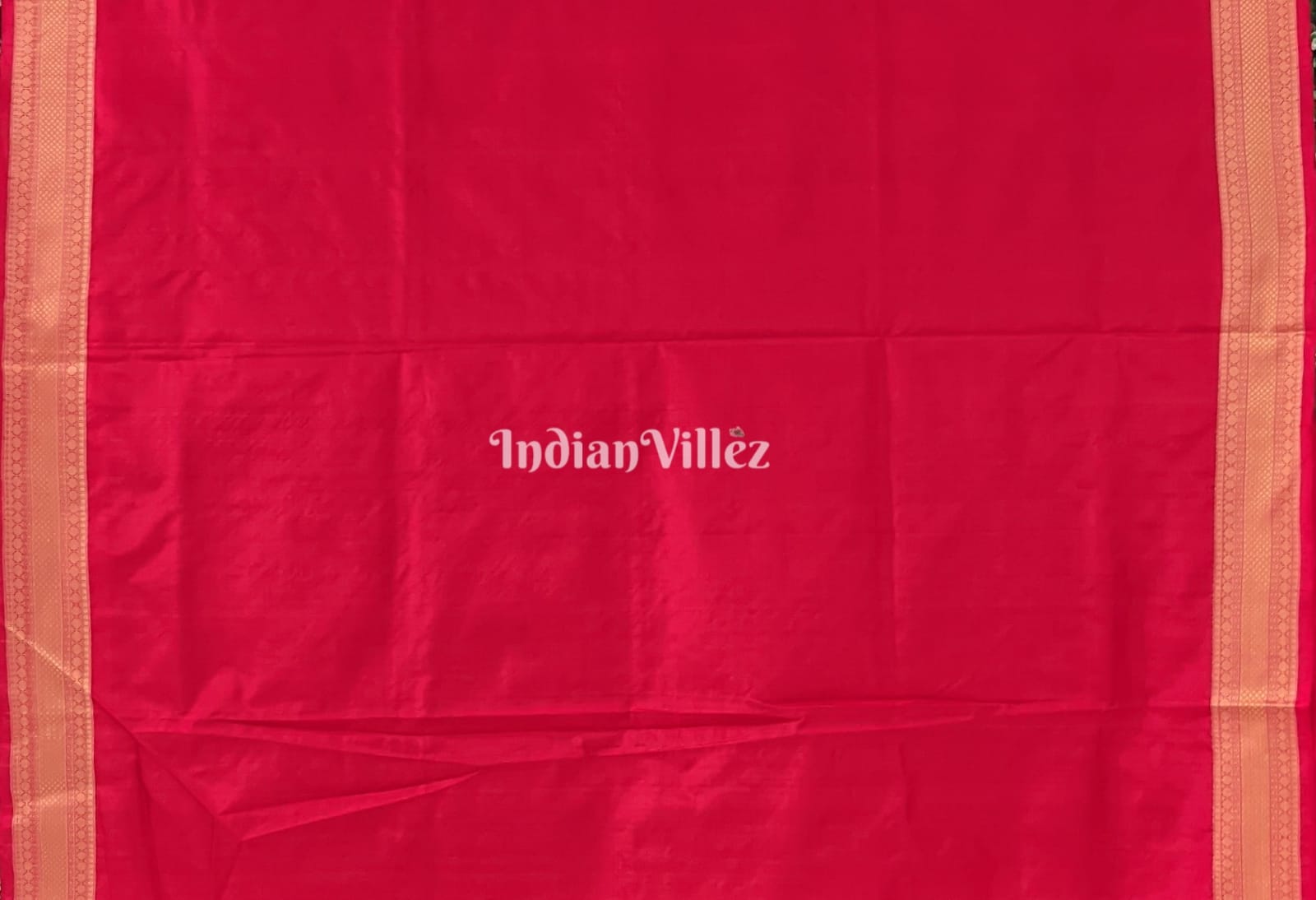 Blue Red Flower Design Bomkai Sambalpuri Ikat Silk Saree