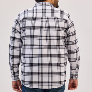 White Checks Regular Fit Shirt