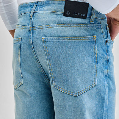 Light Blue Loose Fit Jeans