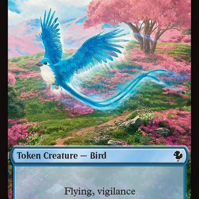 Bird Token (04) // Hero Token (05) [FIC/FIN Set Symbol] [FINAL FANTASY: Commander: Tokens] [Non-Foil]