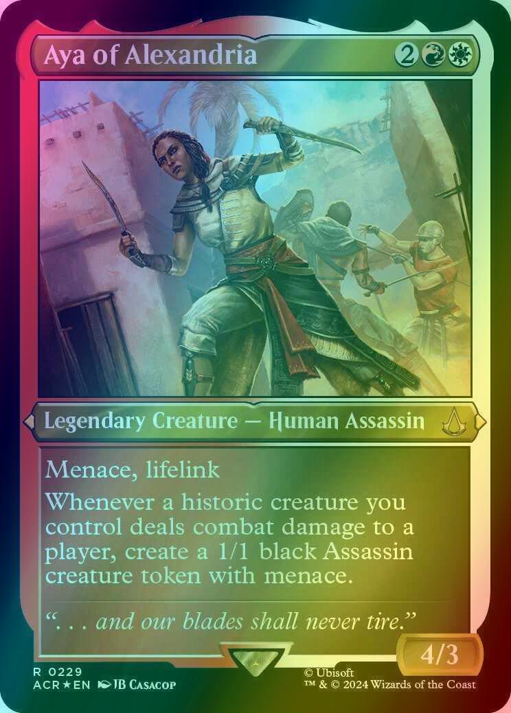 Aya of Alexandria [229] [Assassin's Creed] [Etched Foil]