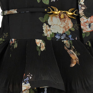 Zimmermann Pleated Sleeved Dress