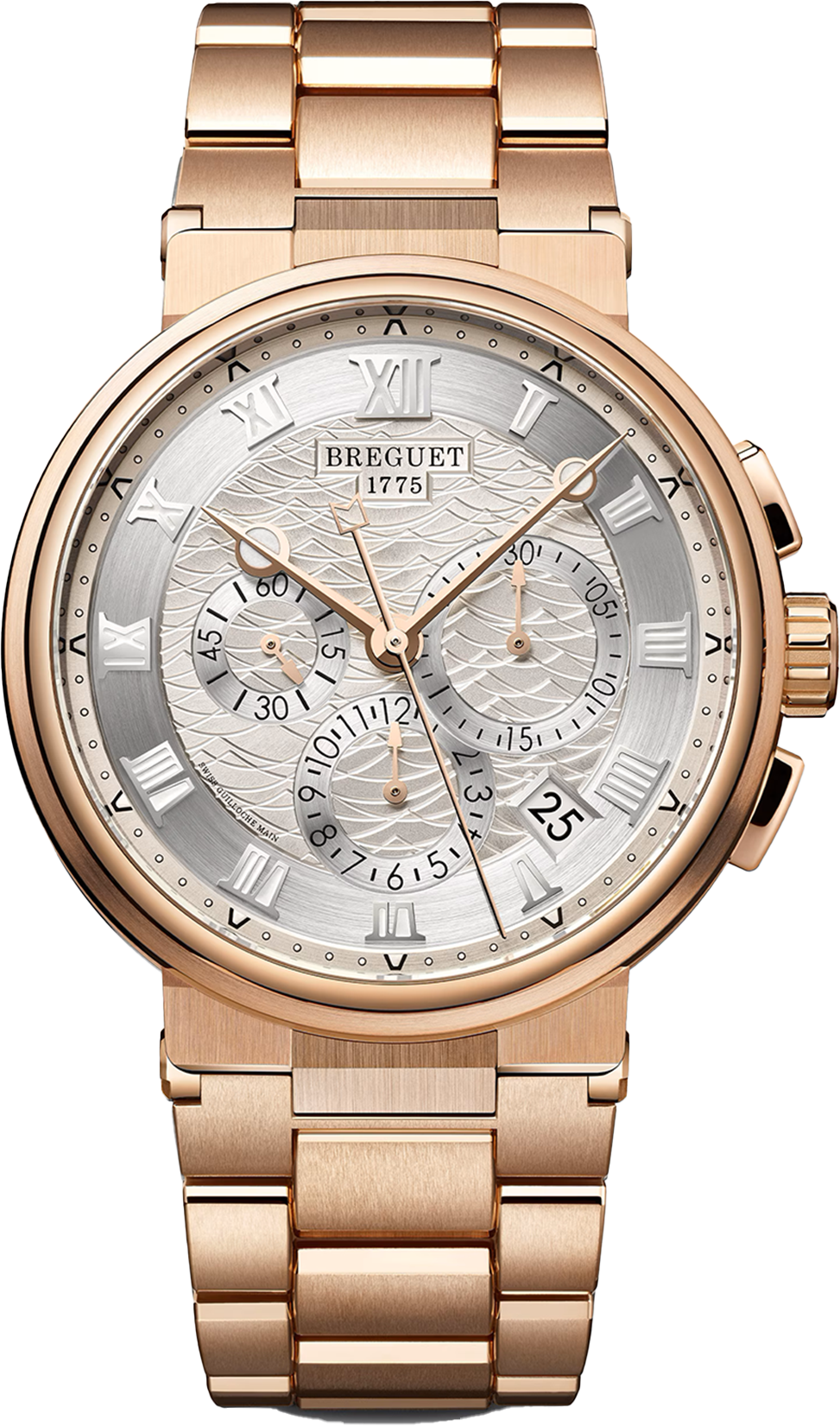 Breguet Marine Chronographe Silver Dial Men 42.3 mm