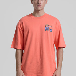 Embrace The Darkness Oversized Printed T-Shirt