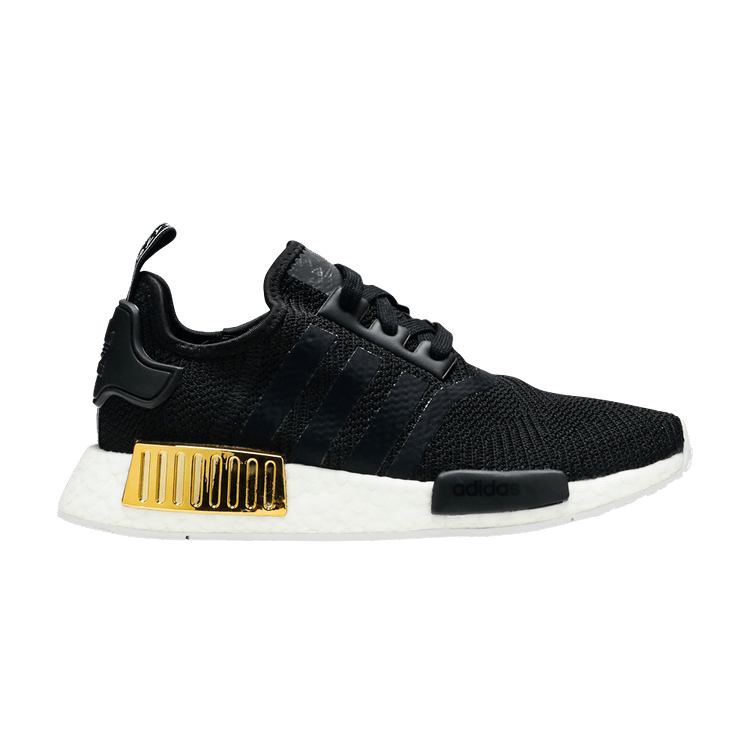 adidas NMD R1 Black Gold Metallic (Women's)