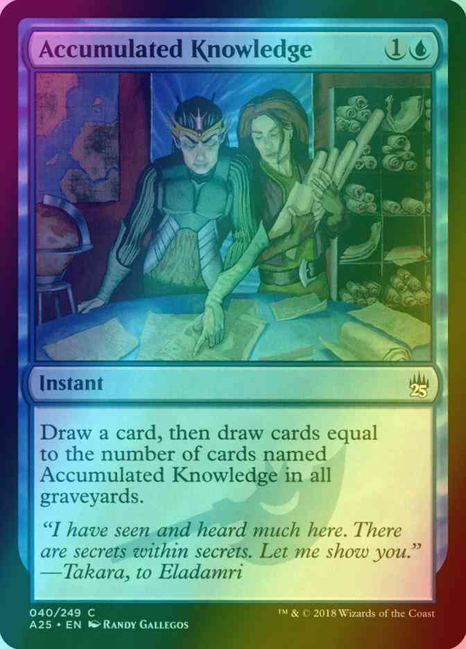 Accumulated Knowledge [40] [Masters 25] [Foil]