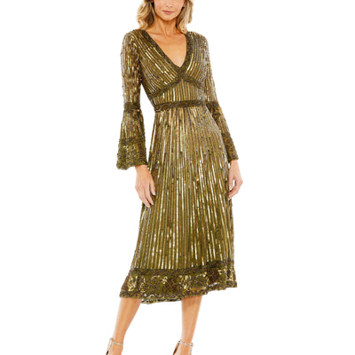 Mac Duggal 5591 Light Olive 8 Sale