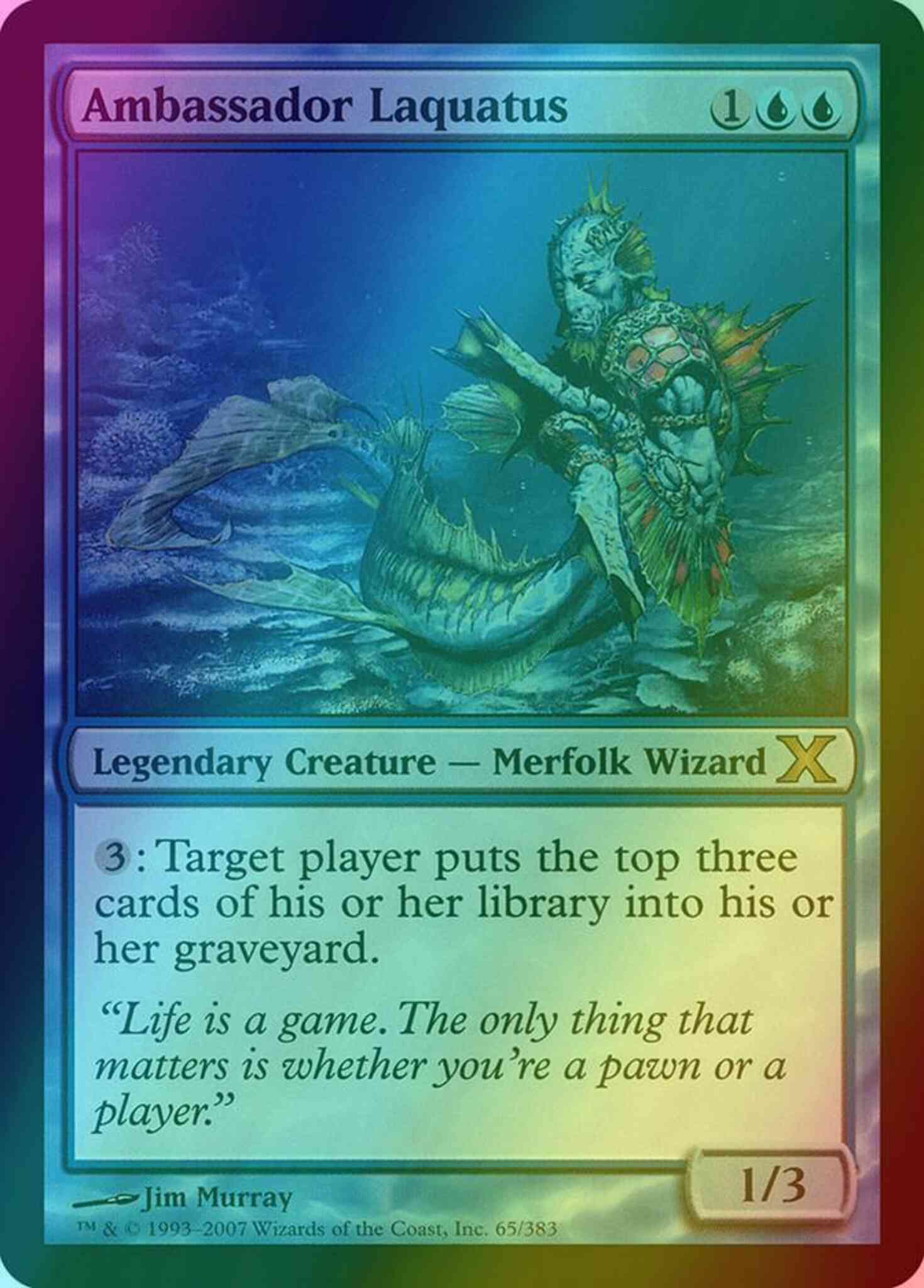 Ambassador Laquatus [65] [Tenth Edition] [Foil]