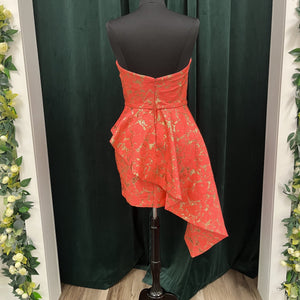 Mikado Strapless Cocktail Dress by Jovani 25668