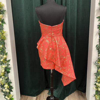 Mikado Strapless Cocktail Dress by Jovani 25668