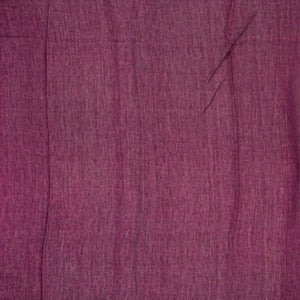 Magenta Woven Chanderi Cotton Saree With Printed Floral Motifs