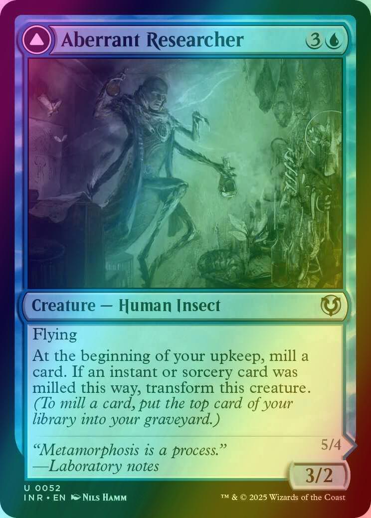 Aberrant Researcher // Perfected Form [52] [Innistrad Remastered] [Foil]