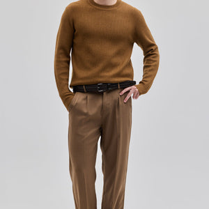 Brown Knitted Sweater