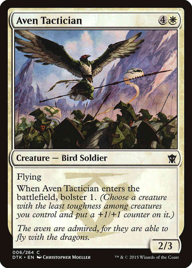 Aven Tactician [6] [Dragons Of Tarkir] [Non-Foil]