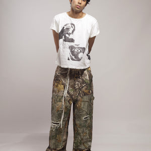 FERAL BRUTALITY T-SHIRT (FADED WHITE)