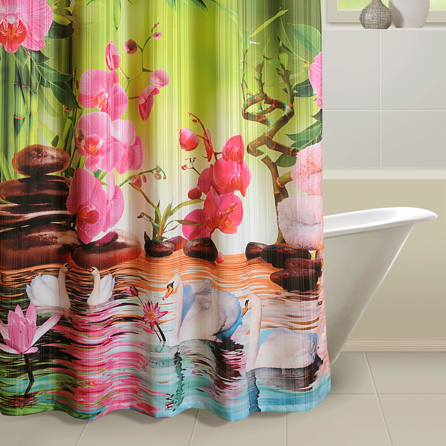 DUCK SHOWER CURTAINS- 5607