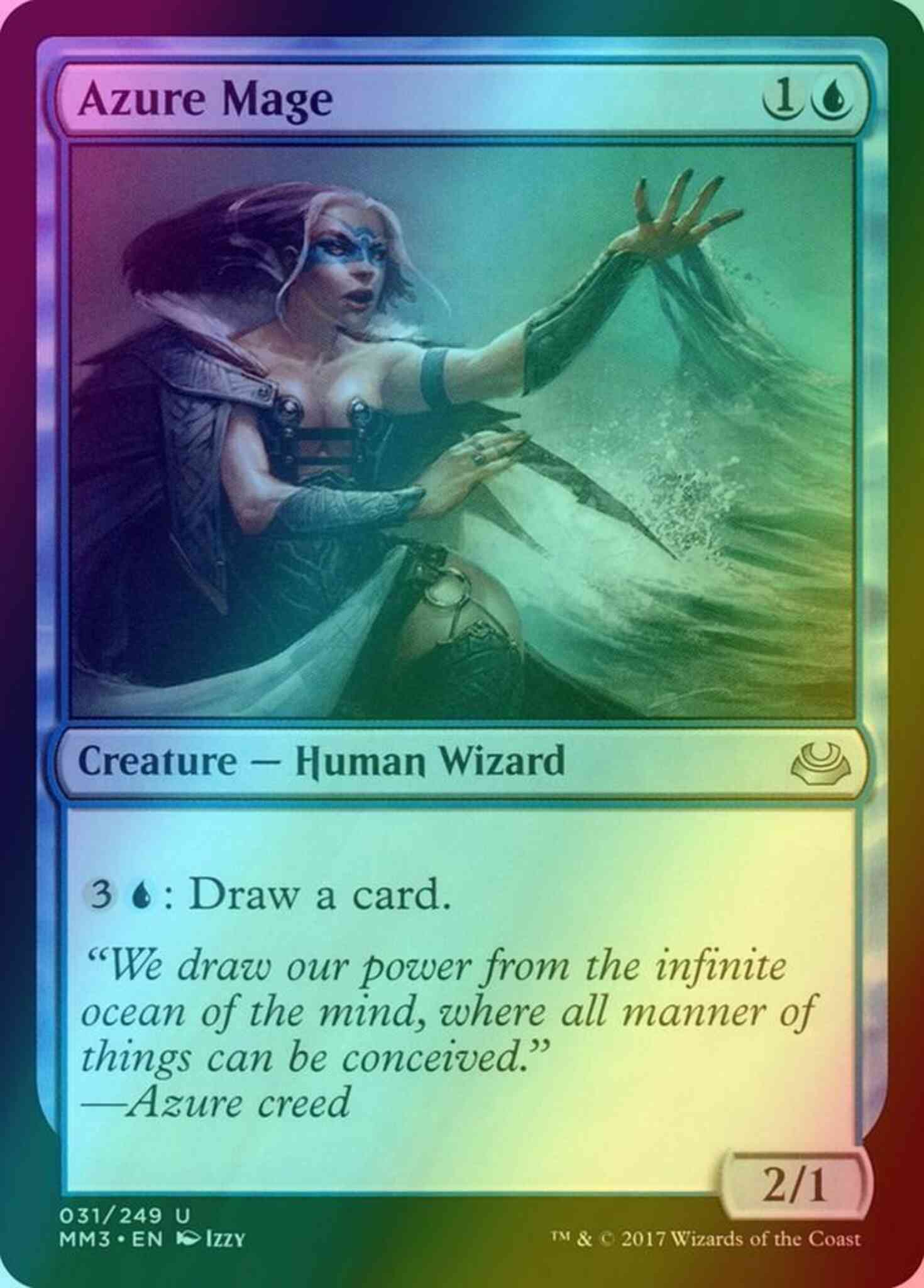 Azure Mage [31] [Modern Masters 2017] [Foil]