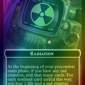 Alien Token (06) // Radiation Token (22) [Fallout: Tokens] [Foil]