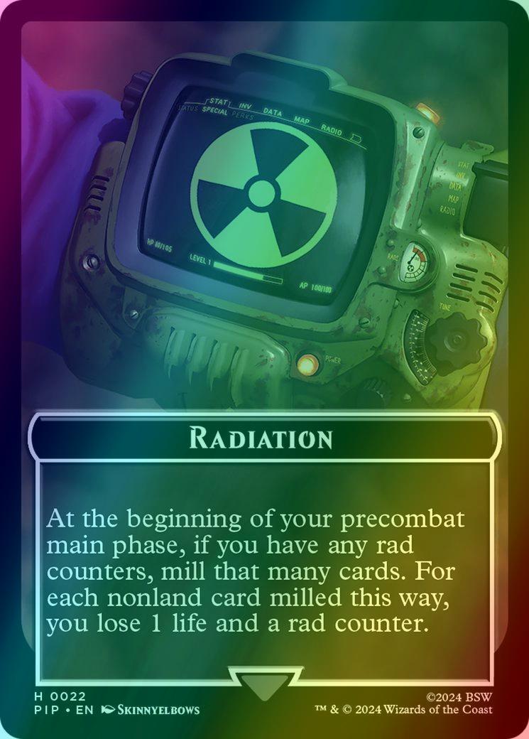 Alien Token (06) // Radiation Token (22) [Fallout: Tokens] [Foil]