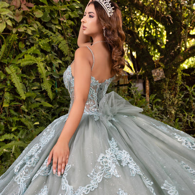 Sleeveless Corset Ball Gown by LizLuo Fiesta 56531
