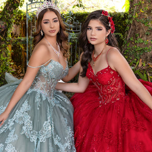 Sleeveless Corset Ball Gown by LizLuo Fiesta 56531