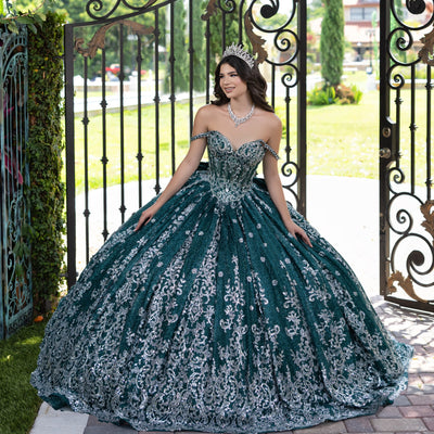 Sleeveless Cape Ball Gown by LizLuo Fiesta 56533