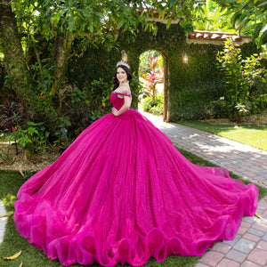 Tulle Sweetheart Ball Gown by LizLuo Fiesta 56537