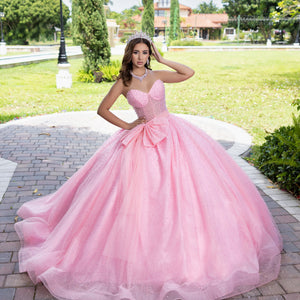 Strapless Corset Ball Gown by LizLuo Fiesta 56538