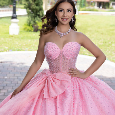 Strapless Corset Ball Gown by LizLuo Fiesta 56538