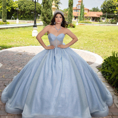 Strapless Corset Ball Gown by LizLuo Fiesta 56538