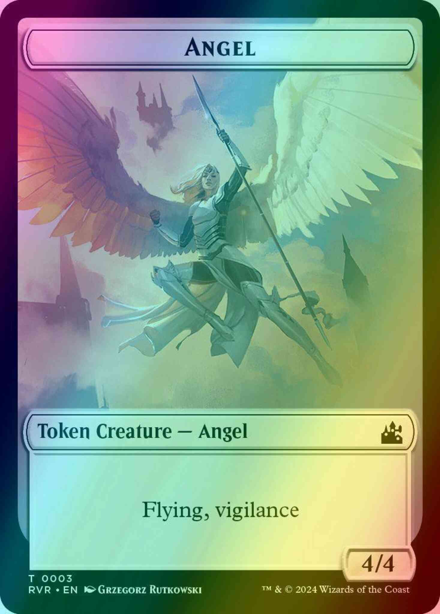 Angel Token (03) // Bird Token (01) [Ravnica Remastered: Tokens] [Foil]