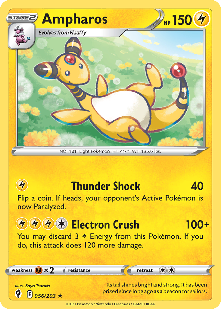 Ampharos - 056/203 - Rare