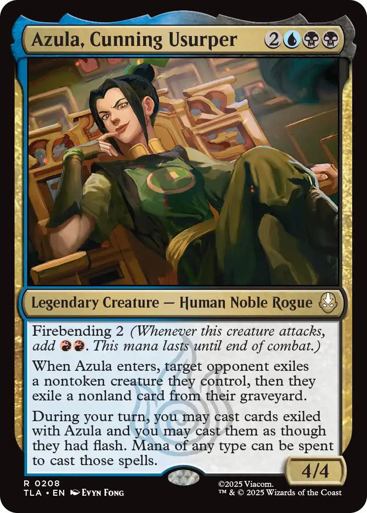 Azula, Cunning Usurper [208] [Avatar: The Last Airbender] [Non-Foil]