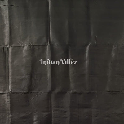 Rani Pink Black Pasapali Contemporary Silk Saree