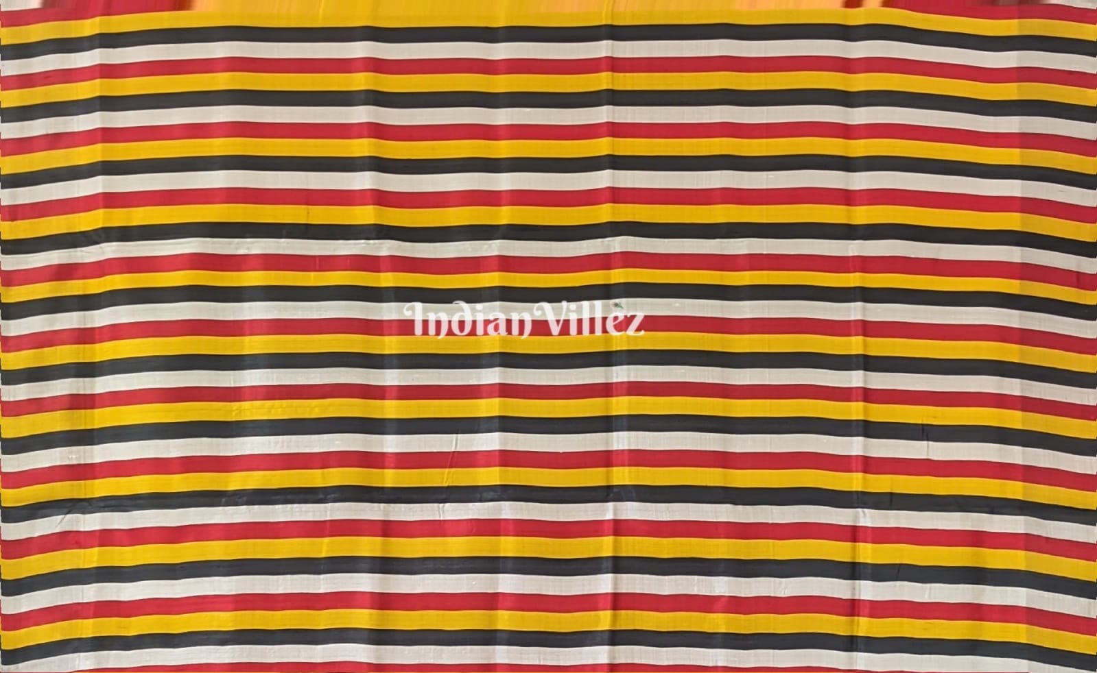 Charcoal Black Parrot and Flamingo Contemporary Silk Saree