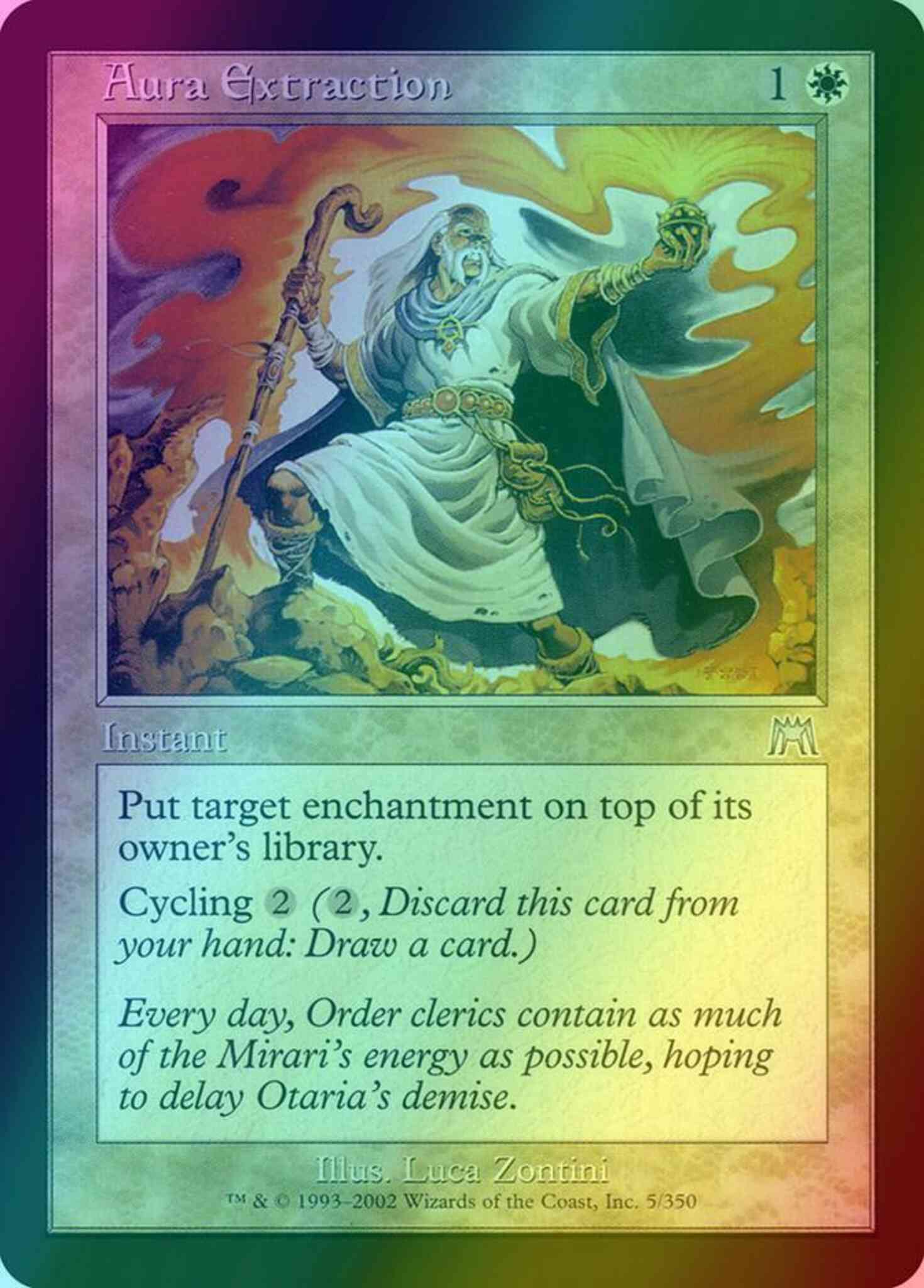 Aura Extraction [5] [Onslaught] [Foil]