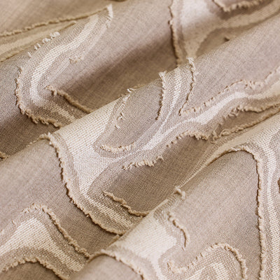 Beige Abstract Box Fit Shirt