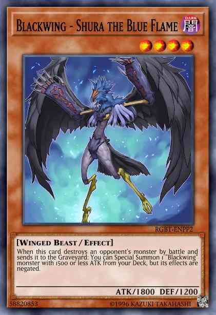 Blackwing - Shura the Blue Flame - LC5D-EN114 - Ultra Rare - 1st Edition