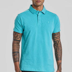 Believe Turquoise Polo T-Shirt